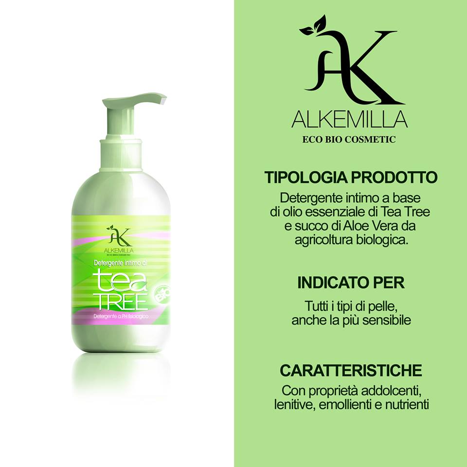 Detergente intimo al Tea Tree Oil e Aloe - Alkemilla